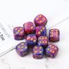 Entertainment Playing Games Family Party Square Point Dice Round Edges Dice D6 Dice 6 Sided Dice