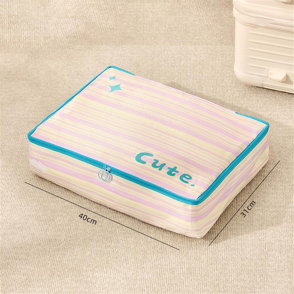 Lightweight Travel Clothes Organizer Storage Bag With Breathable Polyester Fabric For Gym Home And Travel Use