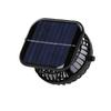 Solar-Powered USB Rechargeable Hat Fan with Adjustable Three-Speed Cooling