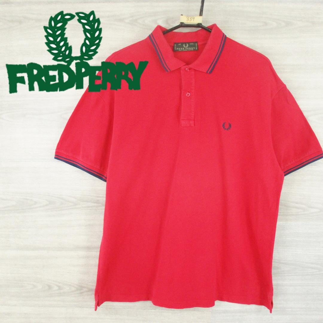 

[USED] Fred Perry Oversized Embroidered Logo Polo Shirt M0339s
