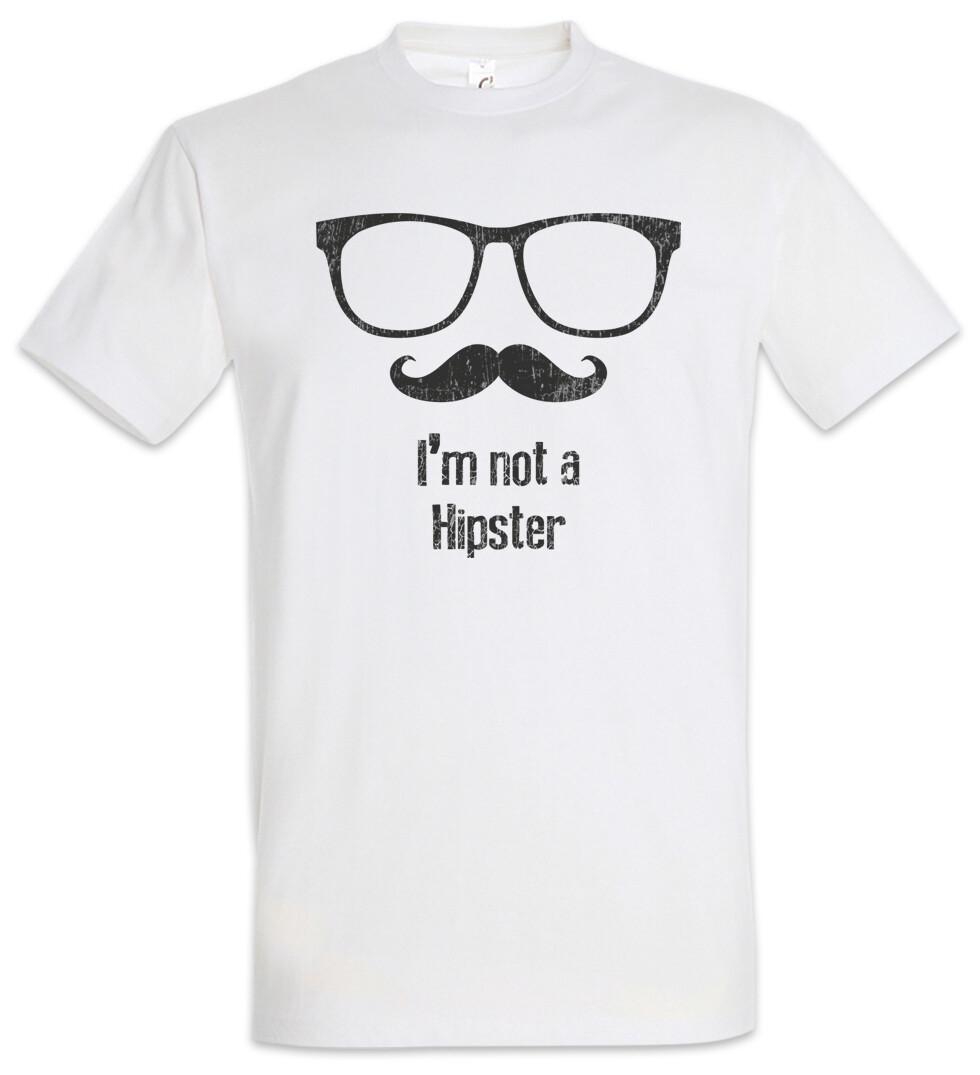 I m Not A Hipster T-Shirt Fun Geek Nerd Beard Computer Scientist Admin Coder XL