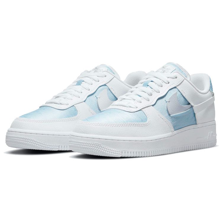 Nike Air Force 1 Low LXX Glacier Blue Women Sneakers White Black DJ9880-400