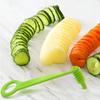 1/2/3pc Spiral Vegetables Slicer,Multifunctional Manual Slicers for Cucumber,Vegetable Spiral Knife Kitchen Gadgets Random Color