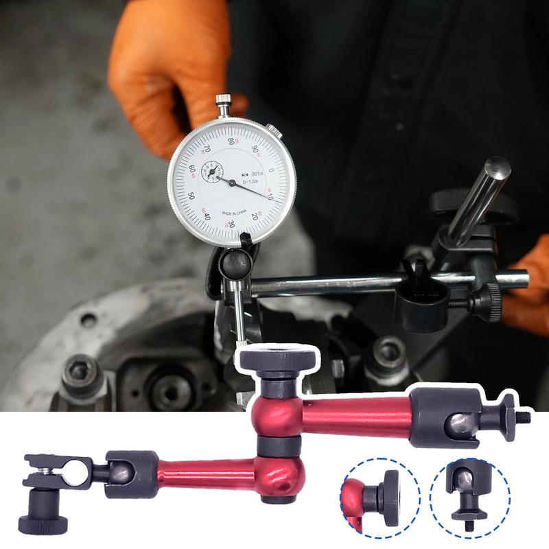 Magnetic Base Indicator Micrometer Indicator Holder Precision Assembly Quick Release Adjustable Stand Gear Extension For