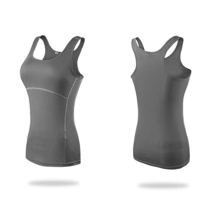 Breathable Women Tank Top Summer Sexy Sports Fitness Workout Tops Gym Sleeveless T Shirts Quick Drying Loose Vest