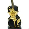 Violin Statue Decor Desk Decoration Ornament Abstract Art Figurine for Cafe Festival Bookcase