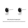 Sterling Silver Men's Stud Earrings: Handsome, Minimalist, Niche American Design
