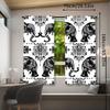 Set of 2 Bohemian-Style Curtains Featuring a Mandala Flower And Elephant Design   Perfect for Decorating Bedrooms And Living Room