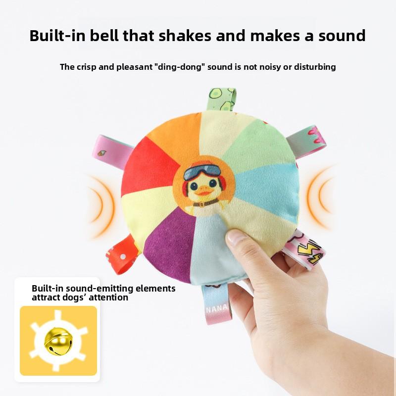 Dog Frisbee Toys, Plush Sound-making Interaction, Dog Frisbee, Teeth Grinding, Biting, Pet Border Collie Training, Dog Training