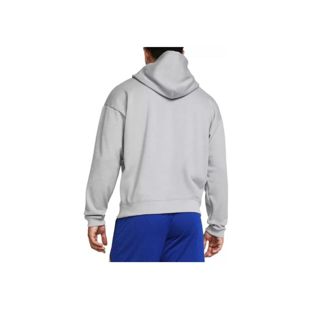 Under Armour Curry Greater Solid Color Basketball Hoodie Men Hoodies Gray 1380325-011