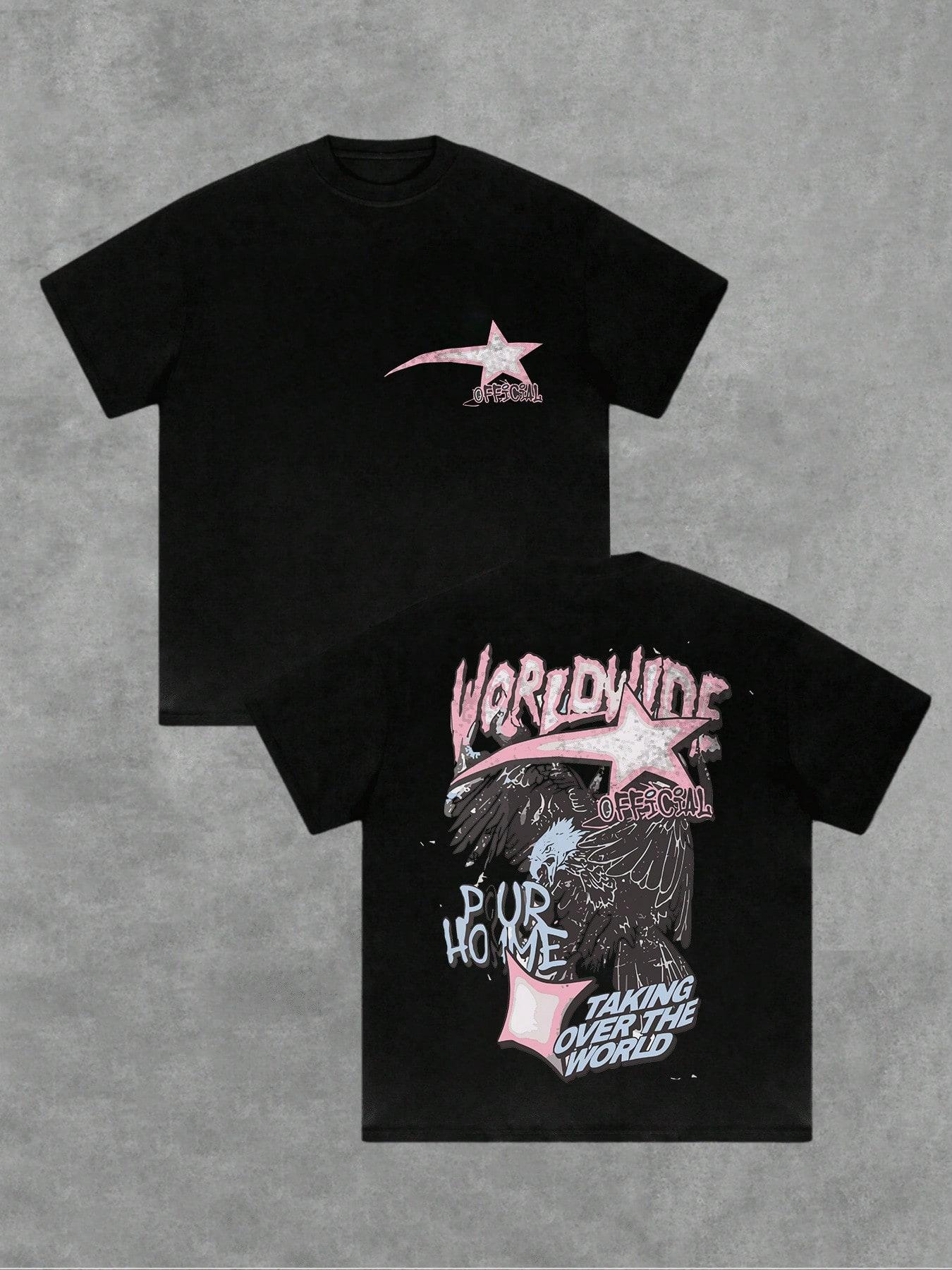 

Street Style - DoublePrinted T - Shirt, 100% Cotton 220g 4XL