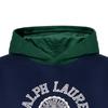 Polo Ralph Lauren Hoodie Color Block Pattern Print Long Sleeve Kids hoodies Blue 323952489-001