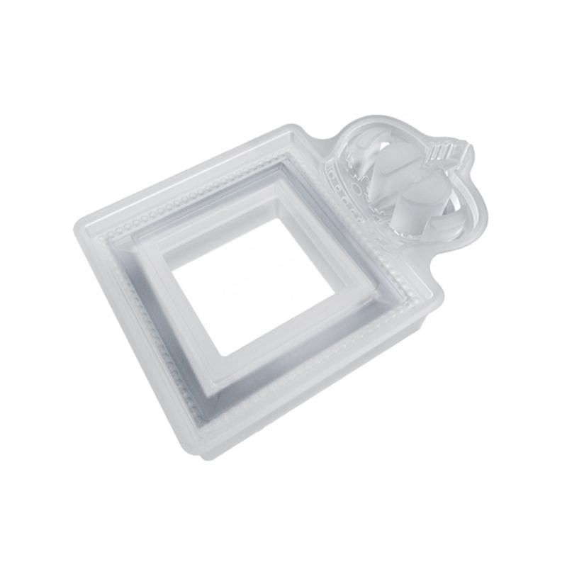 Retro Crown Photo Frame Epoxy Resin Mold DIY Crafts Resin Decorative Jewelry Making Mold Picture Frame Silicone Mold