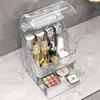 Glacier Pattern Makeup Organizer with Dustproof Drawers