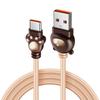 Silicone Type-C 6A Fast Charging Cartoon Cable for Android Huawei Phones
