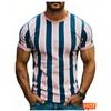Summer casual short sleeved daily wear 3D printed T-shirt, loose and breathable round neck T-shirt