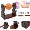 Yarn Holder For Crocheting Yarn Storage Organizer Spinner Holder Wooden Spindle Dispenser Rack Stand Art Craft Tool For Women