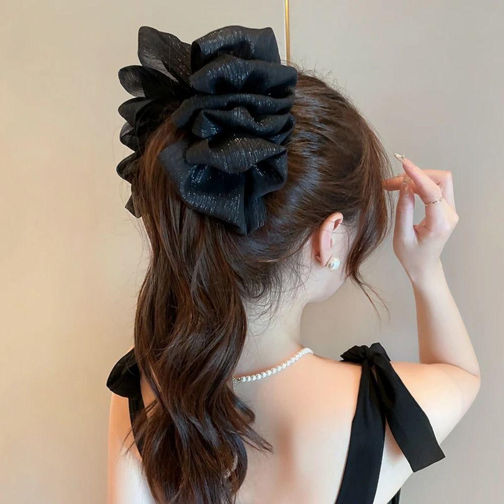 Elegante Haarspangen Luxus Pferdeschwanzhalter Trendige Duttfrisur Haarspange Frauen Mädchen Haarschmuck