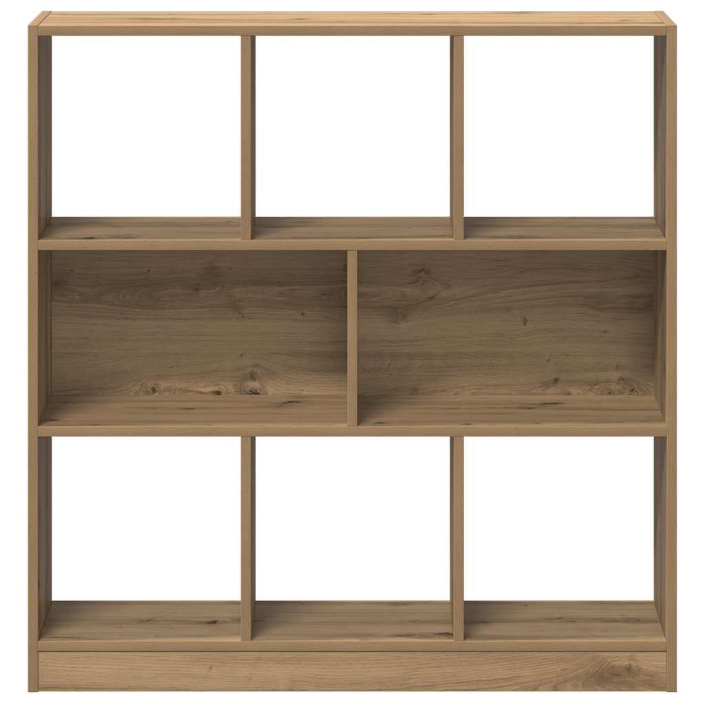 Artisan Oak Bookshelf 97.5 x 29.5 x 100 cm Particleboard