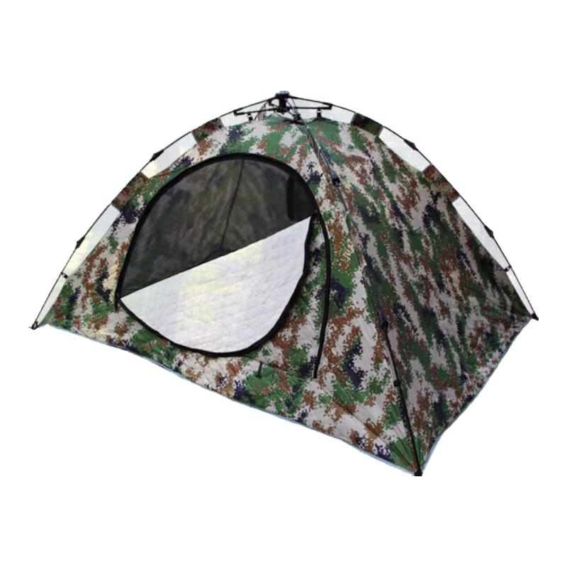 Portable Automatic Quick-Open Double-Layer Cotton Tent