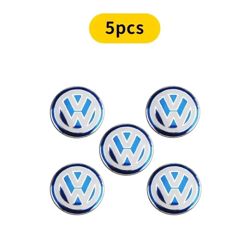 

2026 New For VOLKSWAGEN VW 14mm Car Key Emblem Stickers Auto Control Key Logo Accessories For Volkswagen VW Touran Beetle Golf P