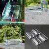4Pcs 6/8Mm Aquarium Tank Clear Plastic Clips Glass Cover Strong Support Holders