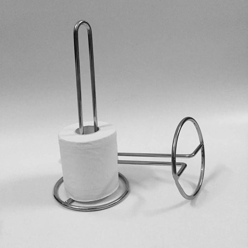 Schwarz/Silber Vertikaler Serviettenhalter Edelstahl Taschentuchständer Esstisch