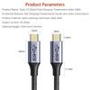 USB 3.2 Type C Extension Cable USB C to Type-c Male TO Female Extender Data Cable 4K PD100W Fast Charging USB-C Charge Cord Wire