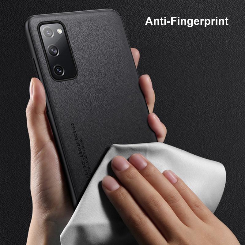 Luxusní PU kožené pouzdro pro Samsung Galaxy S20 FE S20 Plus Matný kryt silikonové ochranné pouzdro na telefon Samsung S20 Ultra Coque