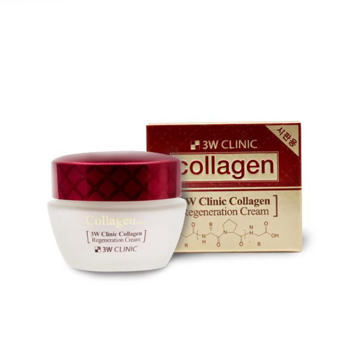3w Clinic Collagen Regeneration Cream – Anti-Aging & Firming Moisturizer (60ml)