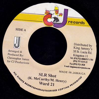 7inch Record WARD 21 - SLR Shot NONE CJ Records 2002 Jamaica Reggae, Ska & Dub Used