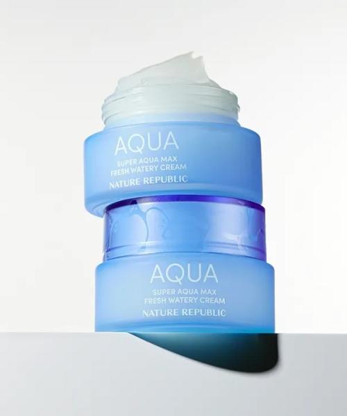 Nature Republic Super Aqua Max Fresh Watery Cream [For Oily Skin] Standard