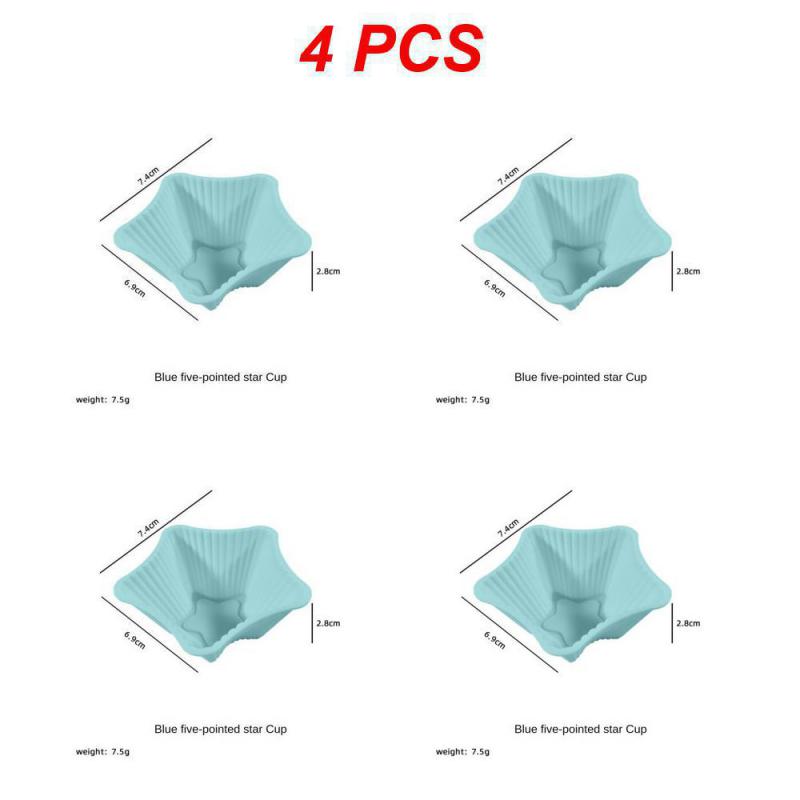 2/4PCS Silicone Mold Various Colors Texture Is Soft And Delicate Soft And Tough  high Temperature Resistance Of Mold