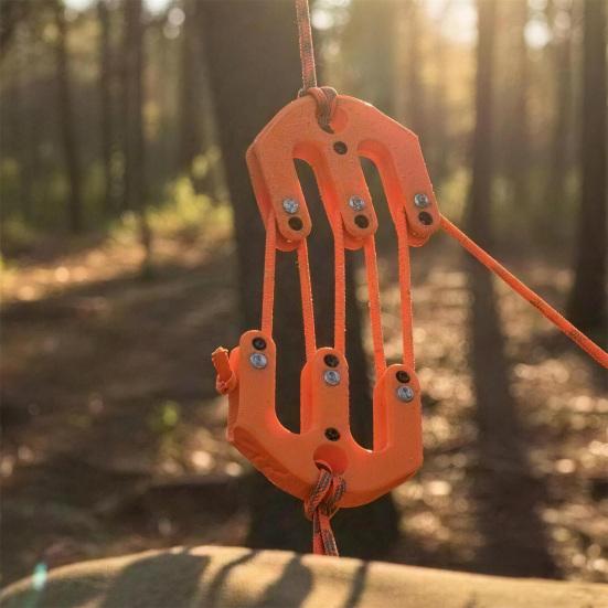 Yousheng Labor-Saving Lifting Pulley Block Game Block And Tackle System Backcountry Garage Outdoor Hunting Game Heavy Lifting Rope Hoist