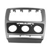 Double Din for SKODA Octavia 2008-2013 Manual AC Audio Fascia Stereo Radio GPS DVD Panel Dash Mount Installation Trim Kit Frame