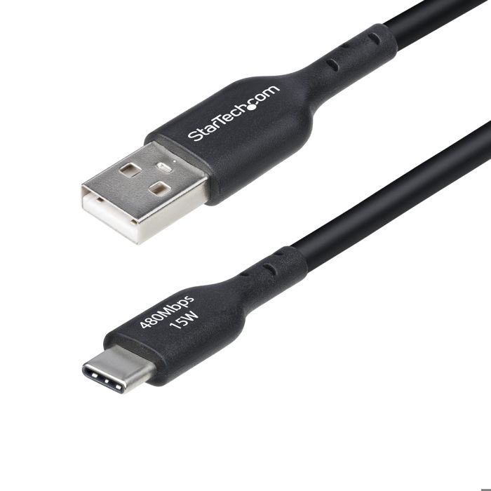 USB-A To USB-C Cable - STARTECH - 4m - 3A Fast Charging - USB 2.0 - Black