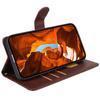PU Leather Phone Case for Nokia G22 Magnetic Clasp Calf Texture Wallet Stand Phone Cover