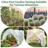 10Ft Insect Barrier Netting Fine Mesh Plant Cover Garden Row Cover Bird Netting for Raised Beds Greenhouse Vegetables Fruits