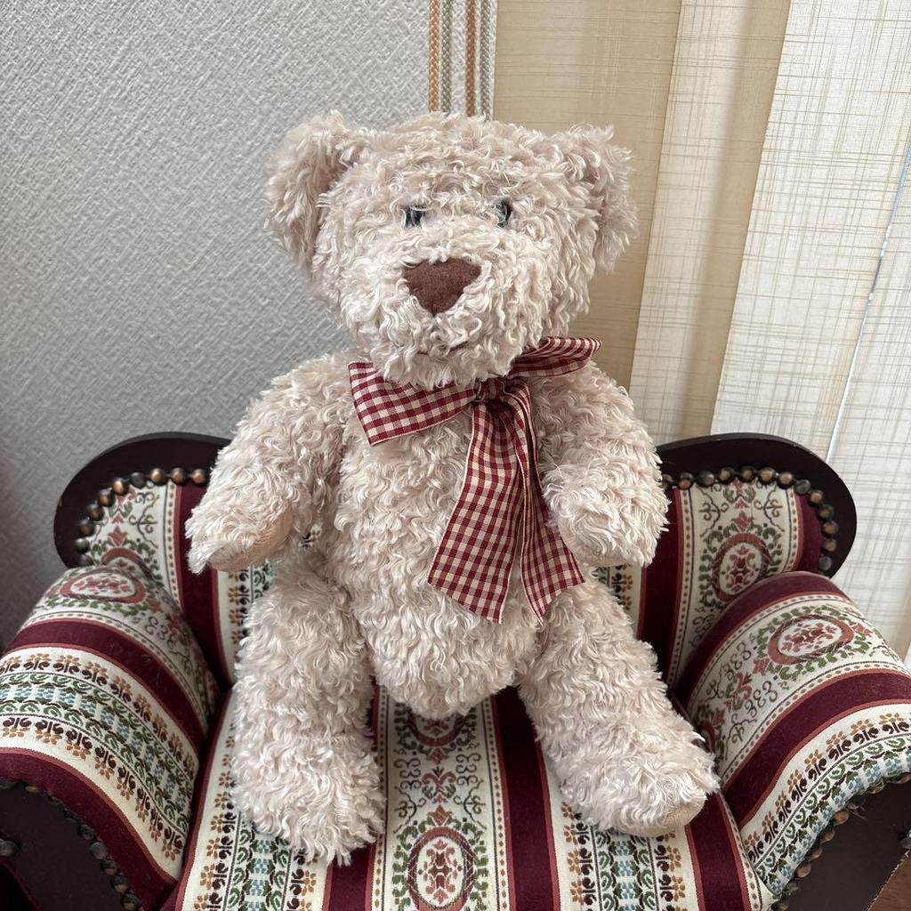 [USED] Vintage French stuffed teddy bear