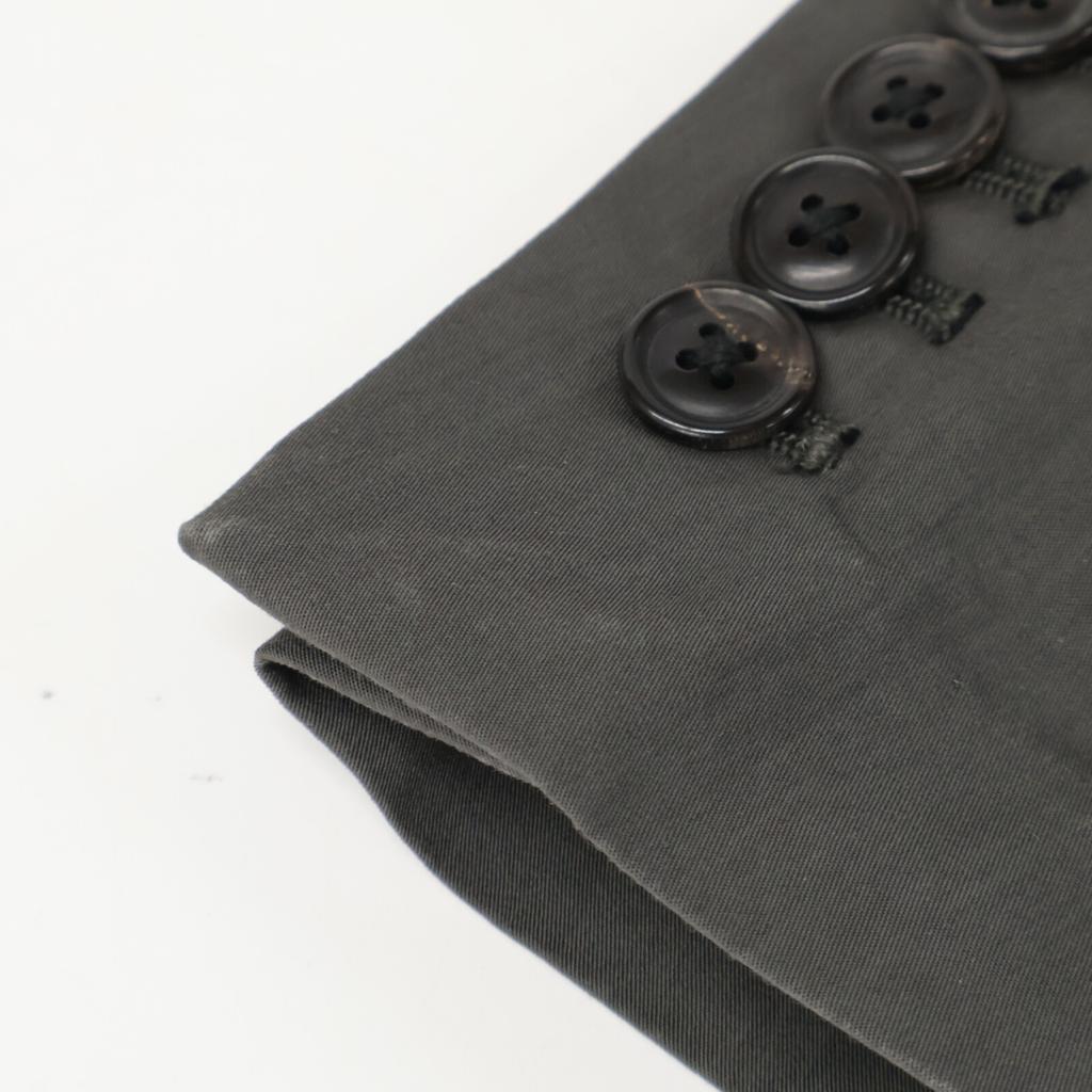 Jun Hashimoto 1032010007 Tencel Twill Stretch Yoke Jacket Jacket 2 khakiUsed