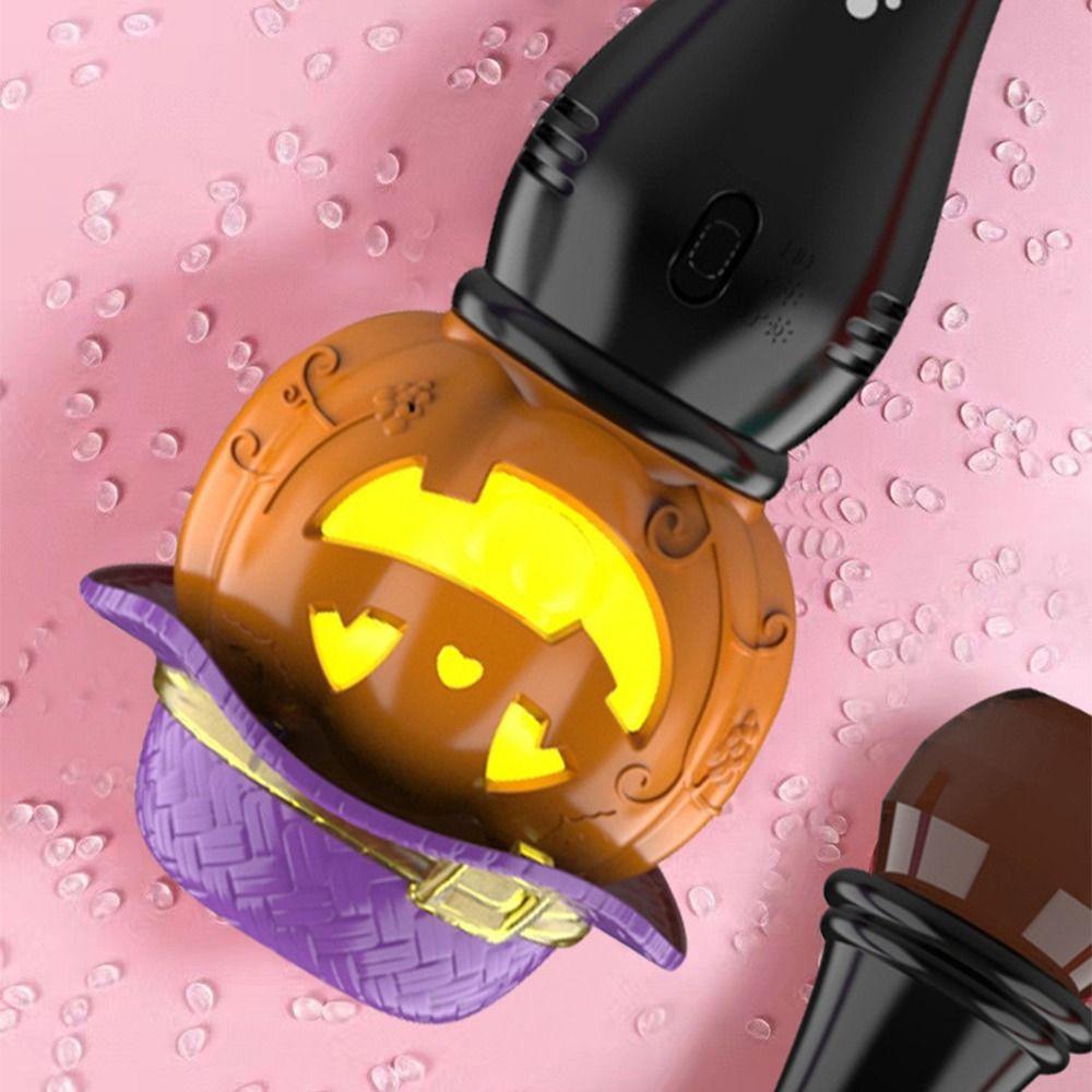 Creative Pumpkin Bubble Machine Light Up Bubble Blowing Toys Gifts Soap Water Launcher  Party