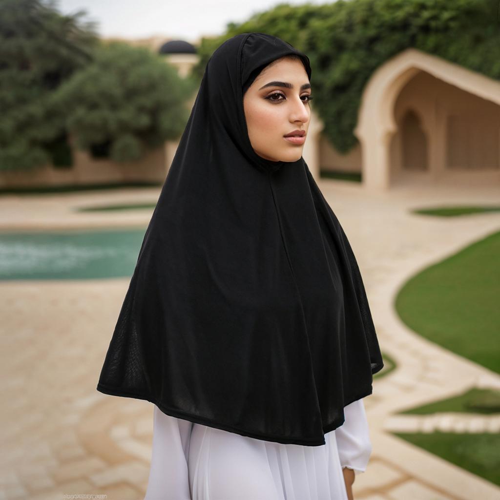 New Mulism Hijab Scarf For Women Hemp Headscarf Wraps Solid Headband Turban Prayer Shawls Malaysia Scarf Middle East Amira Caps