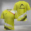 T-shirt da uomo estiva girocollo con stampa 3D