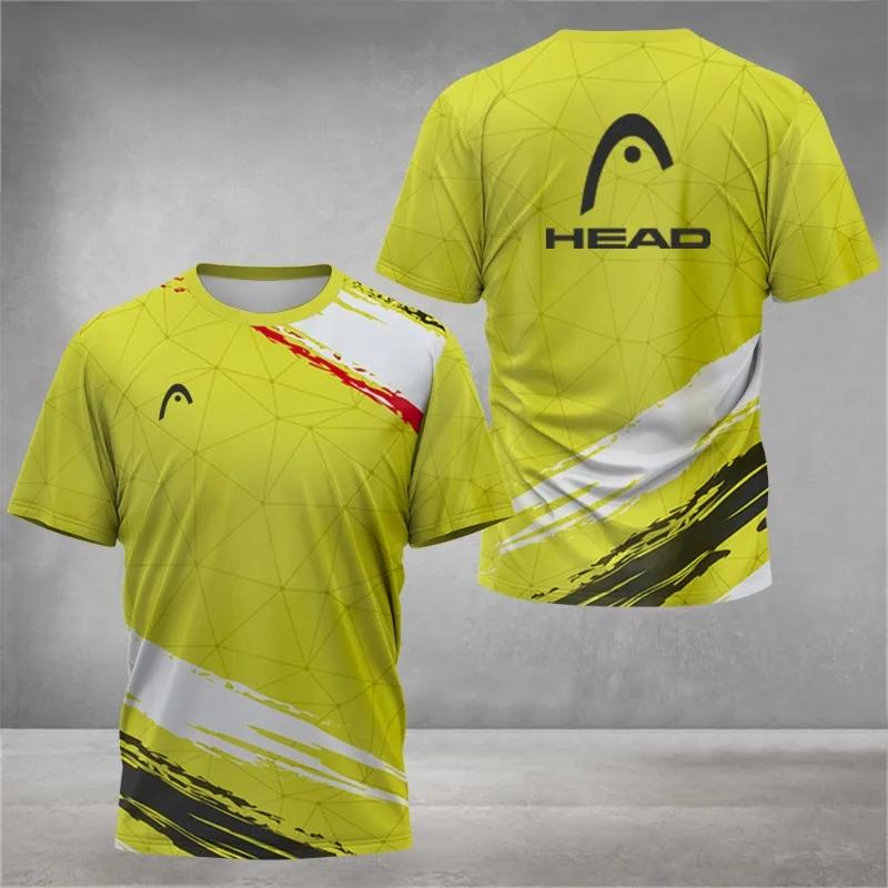 T-shirt da uomo estiva girocollo con stampa 3D