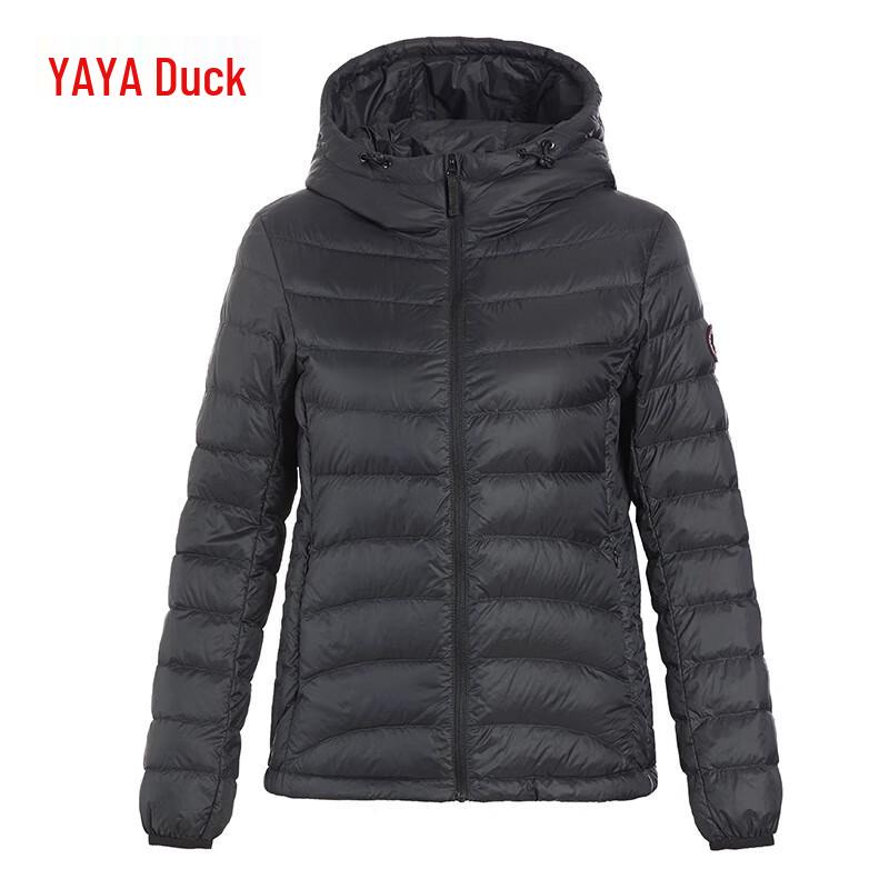 Yaya 2024 Women's Lightweight Hooded Short Down Jacket YE3A600421P