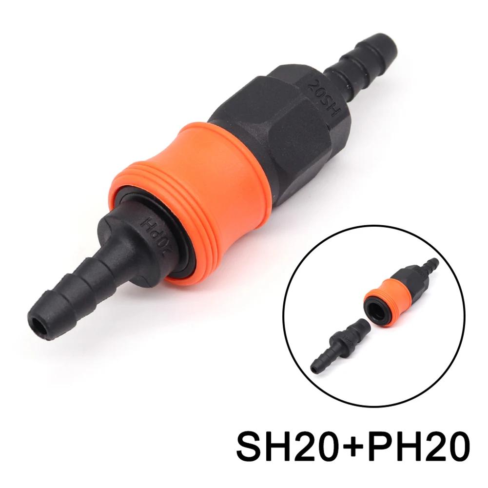 Connector Sleeve Industrial Use Air Compressor Hose Plastic Steel Fittings Air Leakage Prevention Double-ring Air Seal