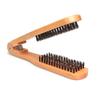 Professional Double-Sided Hair Brush Comb Wooden Anti-static Hair Splint Comb Hairdressing Plywood Straightening Styling Brush