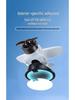 Solar-Powered Rotating Airplane Dashboard Ornament