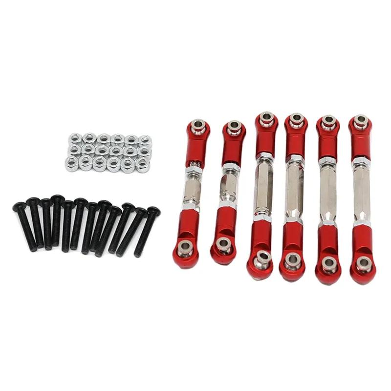 Metal Tie Rods Linkage Links Set for 1/10 Arrma Granite SENTON VORTEKS Typhon Big Rock RC Car Upgrade Parts