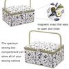 Sewing Large Sewing Small Tool Sewing Retro Modern Sewing Pincushion Small Birthday D&D Box, Capacity, Box, Organizer, Box, Tools, Storage, Two-Layer
